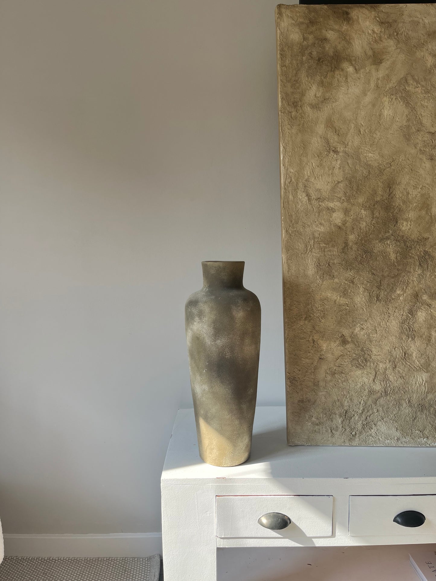 EARTH  |  floor standing earthy brown vase