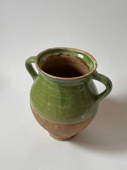 Light Green Half Glaze Vessel