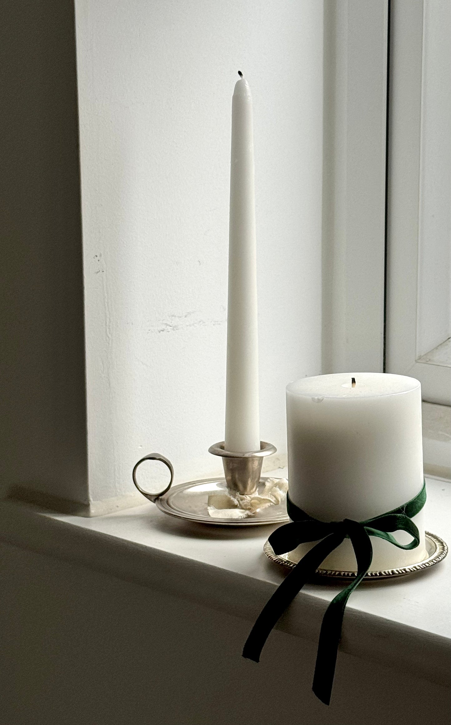 Vintage Silver Candle Holder