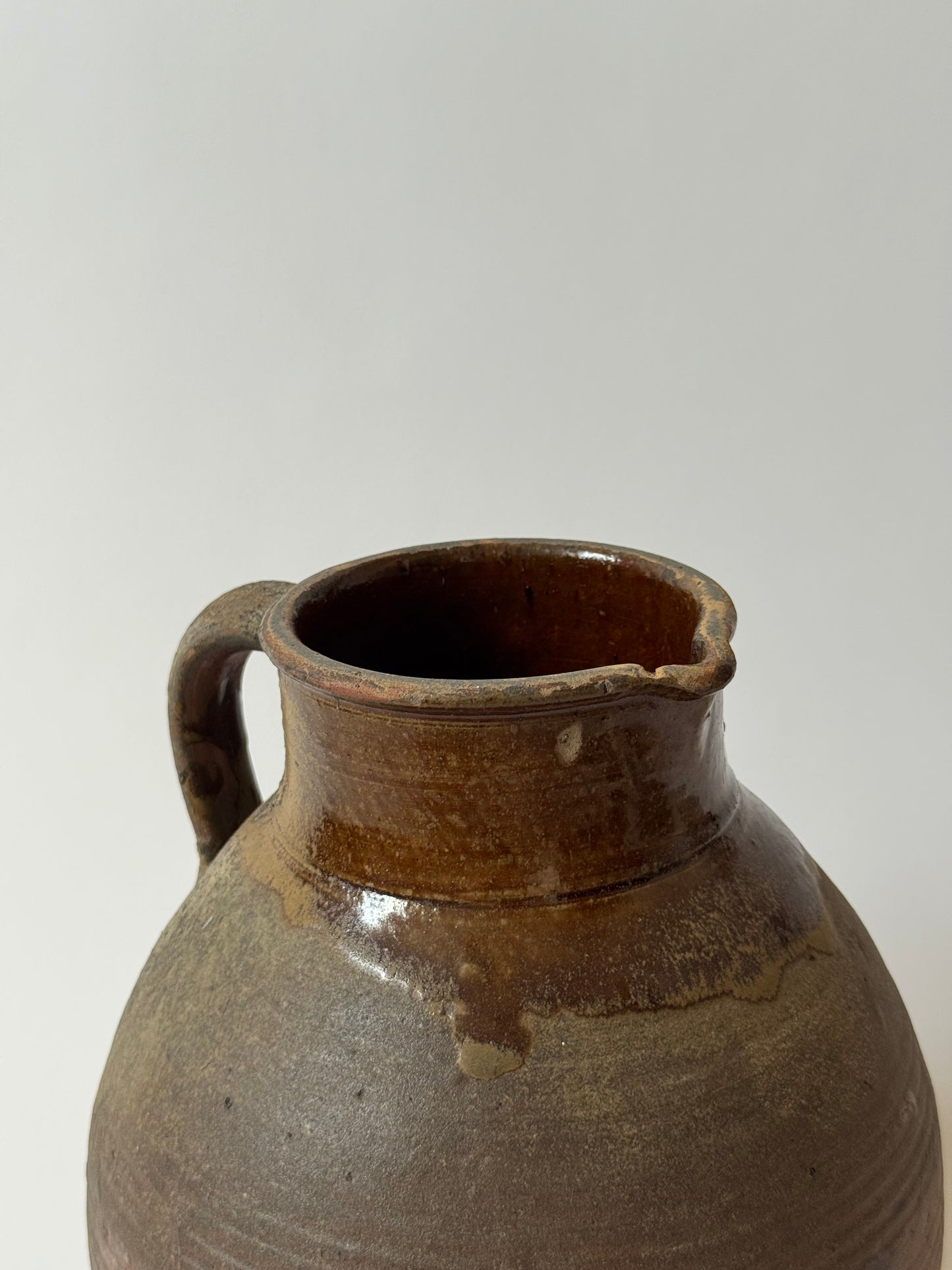 Large Rounded Earthenware Jug