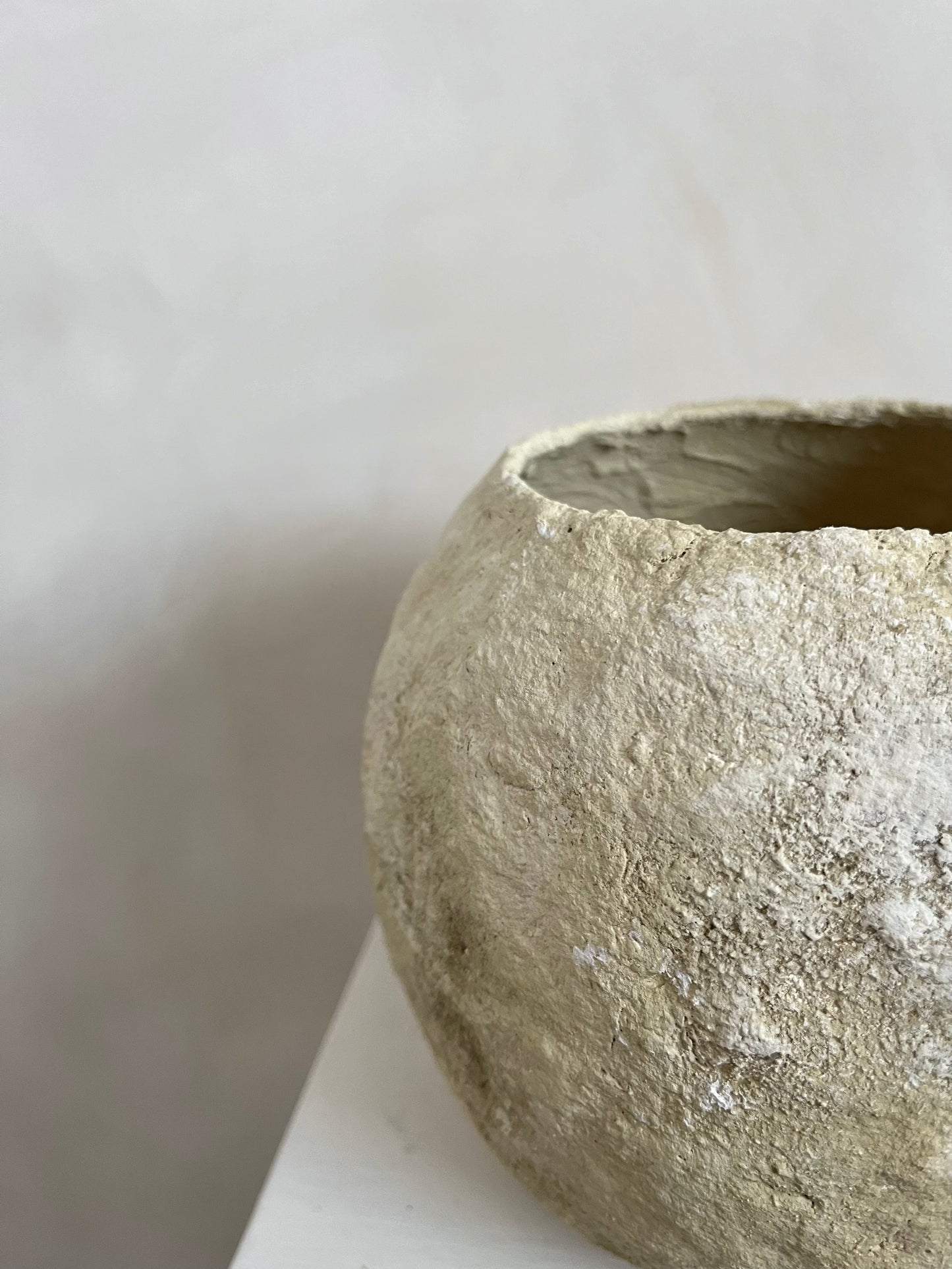 EARTH  |  heavily textured round bowl vase