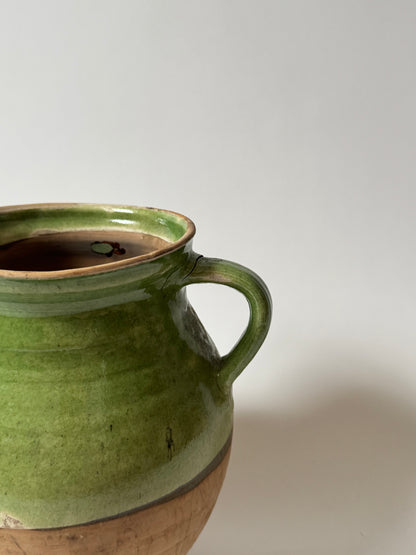 Light Green Half Glaze Vessel