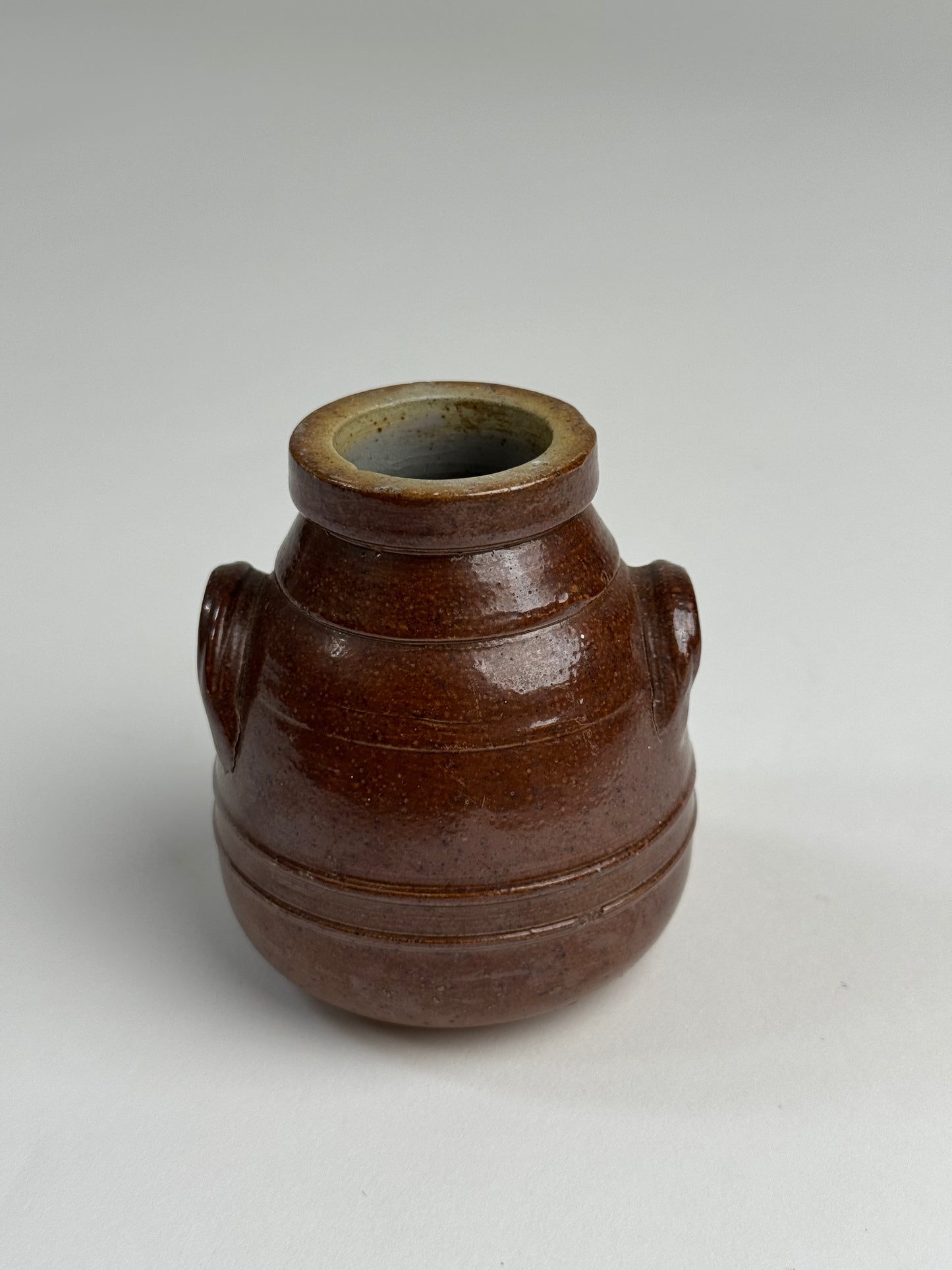 Small vintage glazed pot