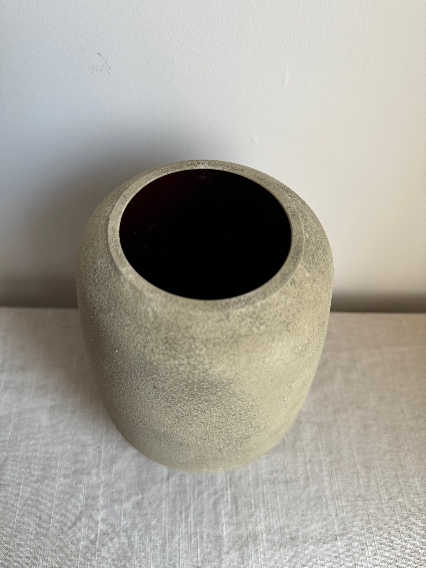 EARTH  |  warm brown square tapered vase