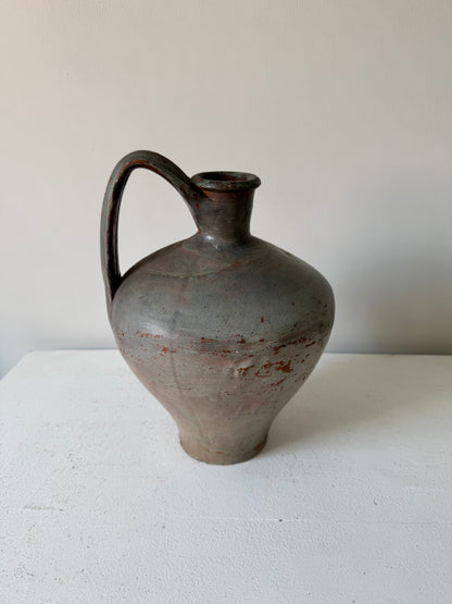 Large vintage terracotta jug