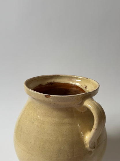 Butter Yellow Twin Handled Vessel