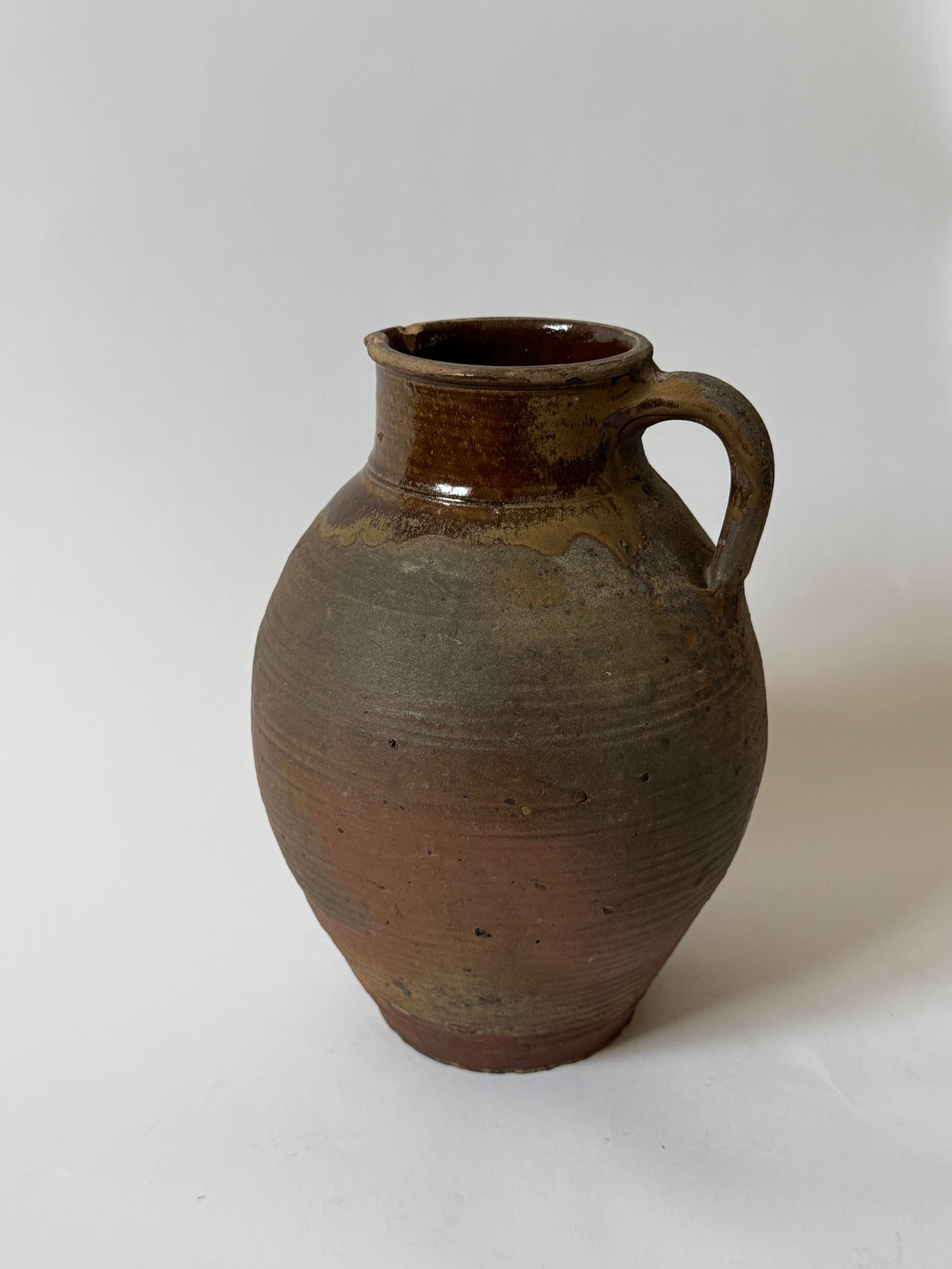 Large Rounded Earthenware Jug