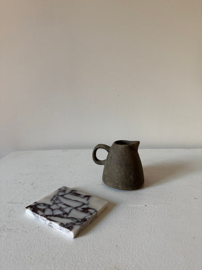 Up-cycled  | earthy brown small decorative jug