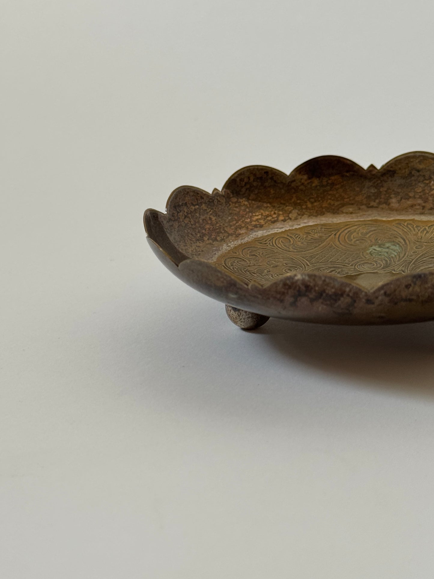 Scalloped Edge Vintage Dish