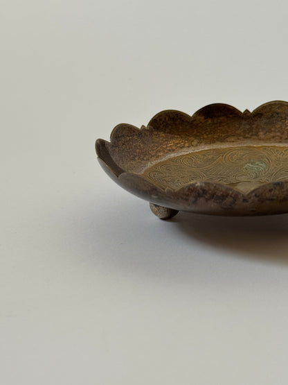 Scalloped Edge Vintage Dish