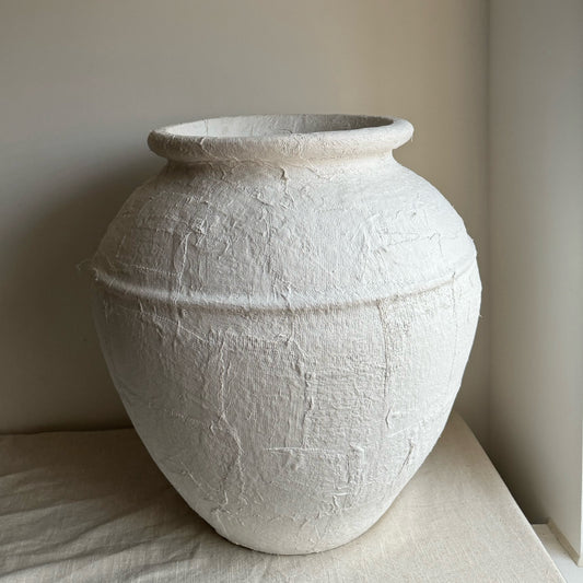 CLOUD  |  Large papier mache pot