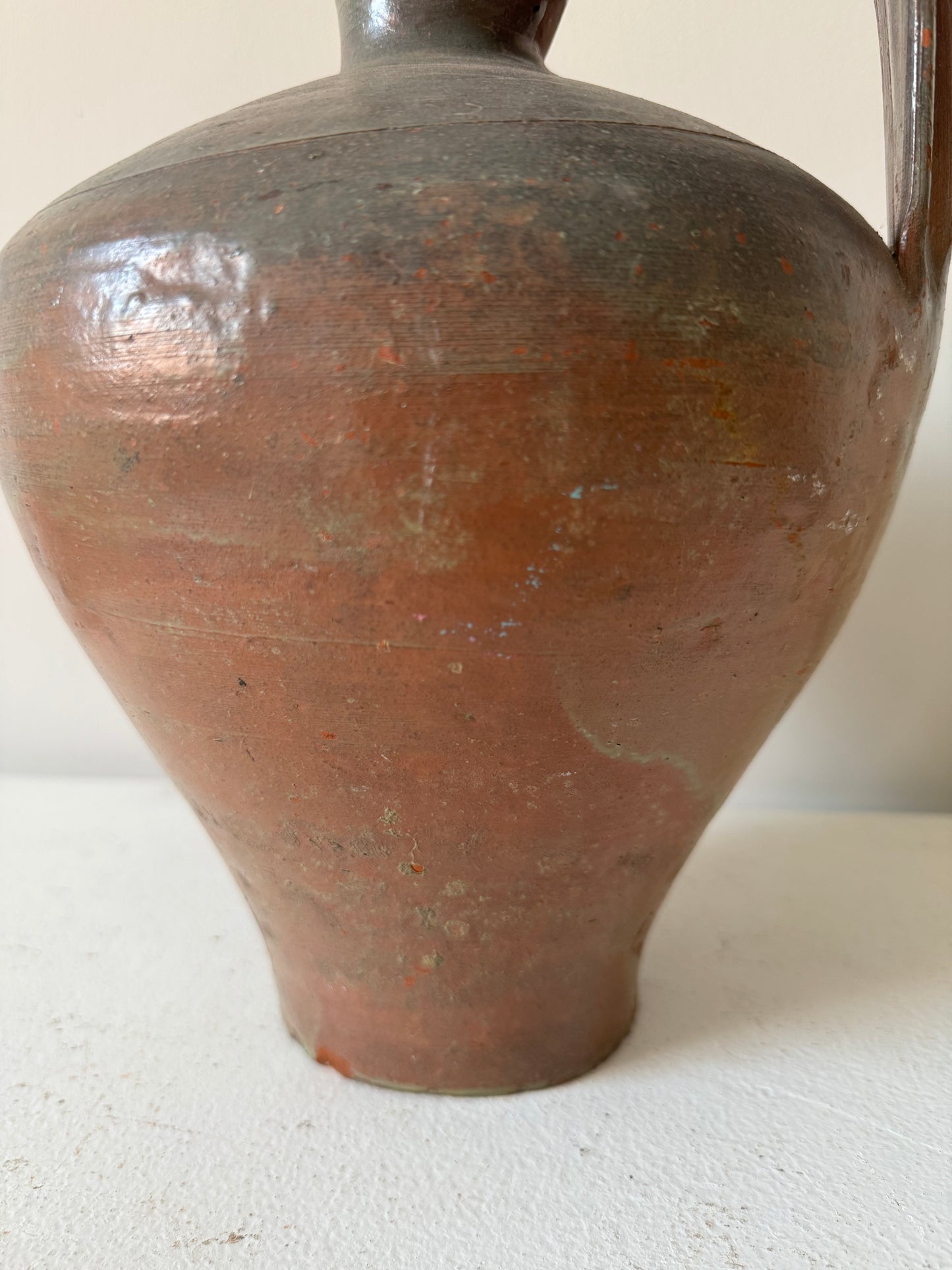 Large vintage terracotta jug