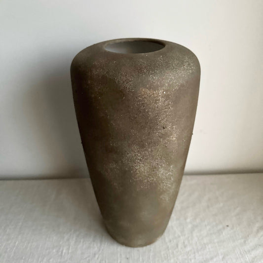 EARTH  | earthy brown tapered slim urn