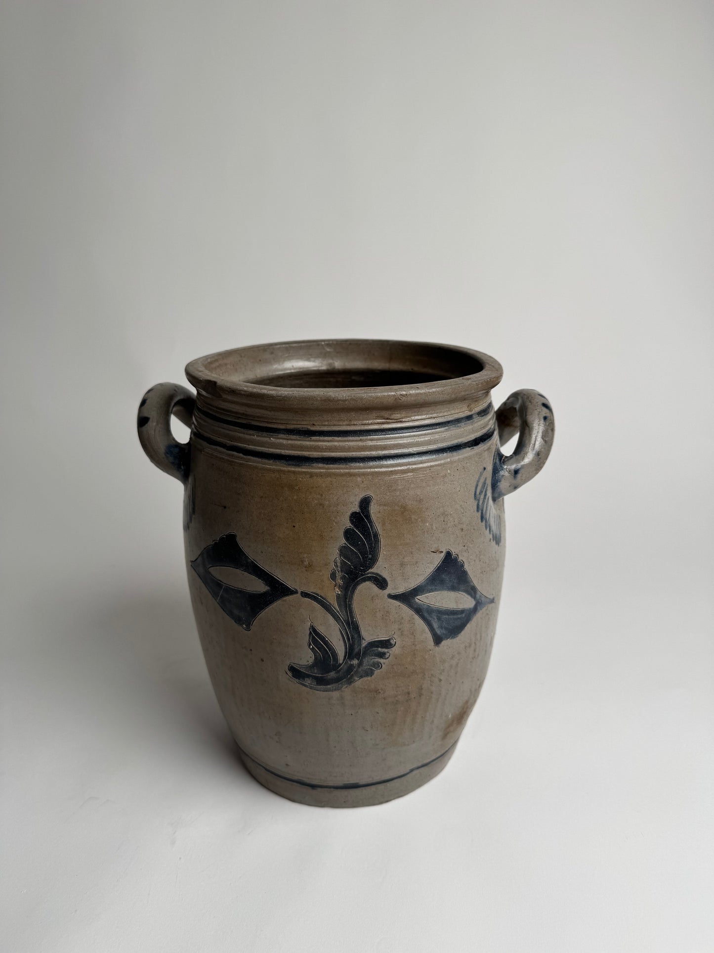 Large French Salt-glazed Alsace Pot