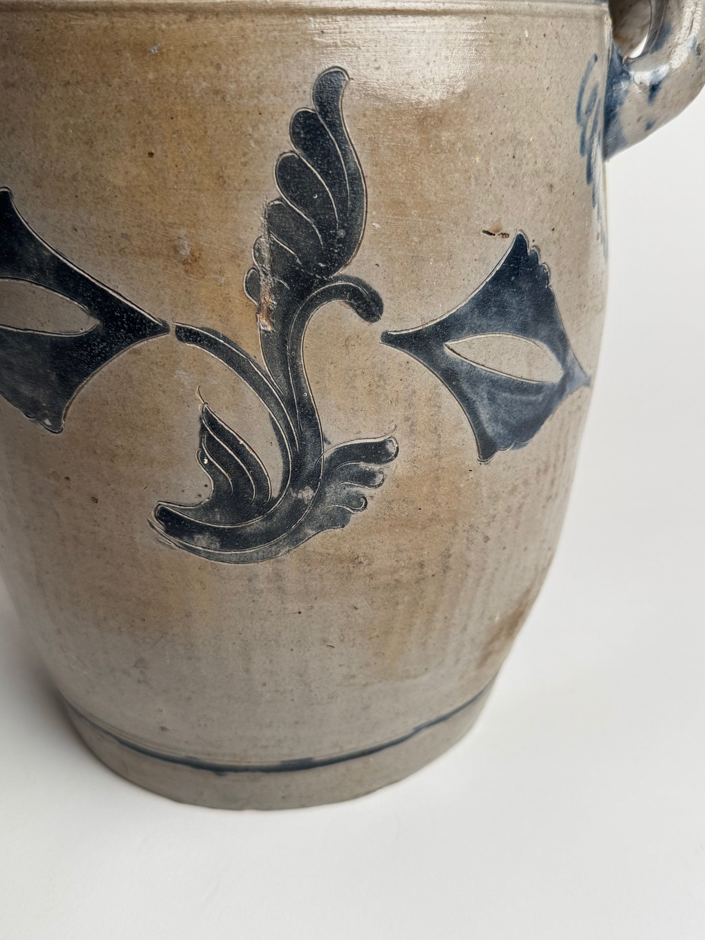 Large French Salt-glazed Alsace Pot