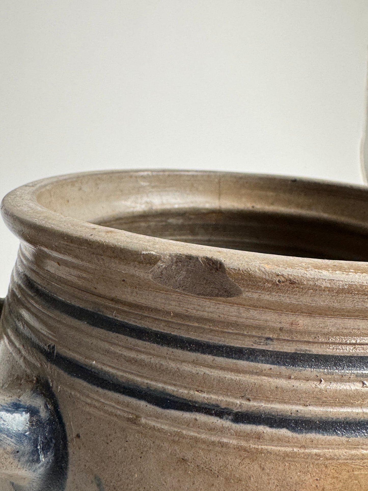 Large French Salt-glazed Alsace Pot