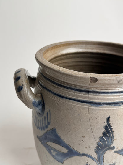 Large French Salt-glazed Alsace Pot