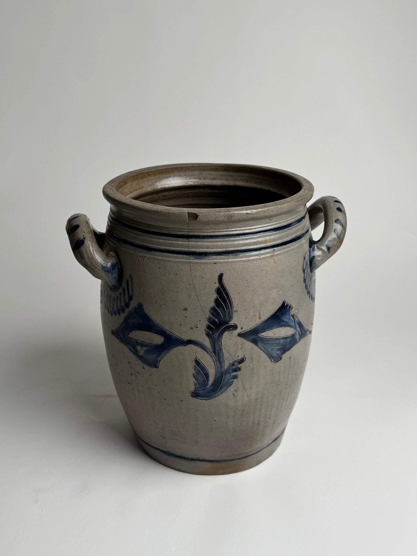 Large French Salt-glazed Alsace Pot