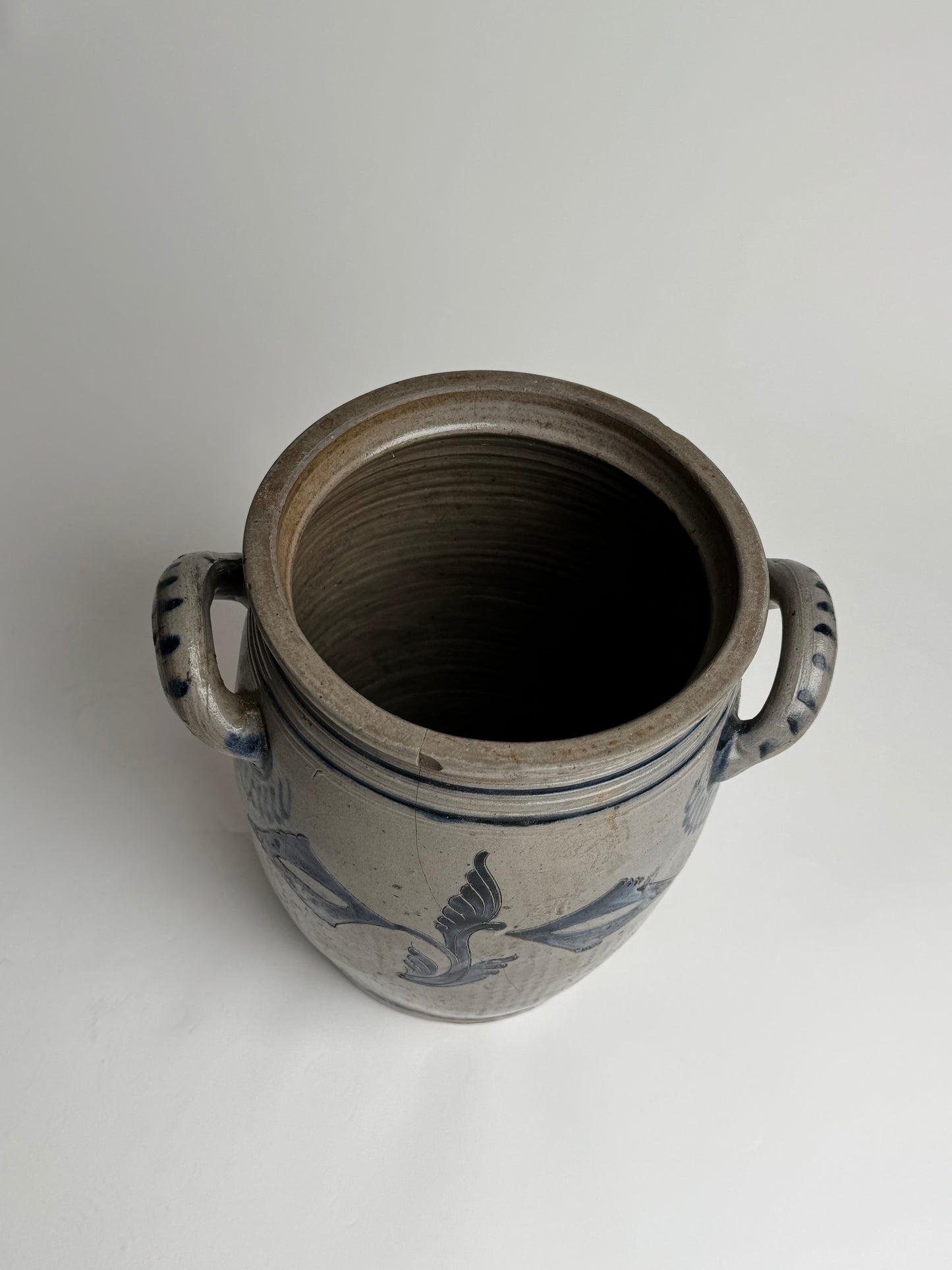 Large French Salt-glazed Alsace Pot
