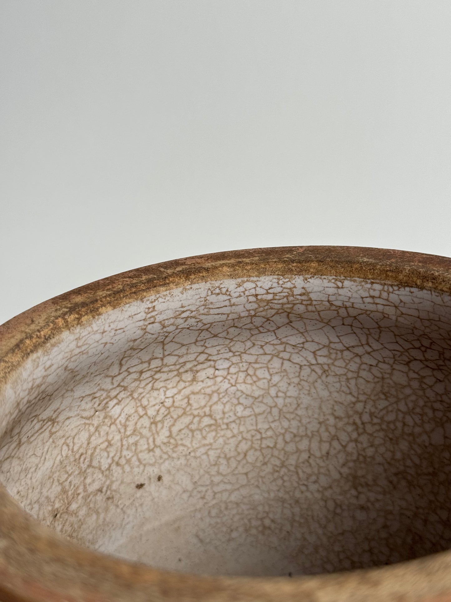 Vintage Brown Confit Pot
