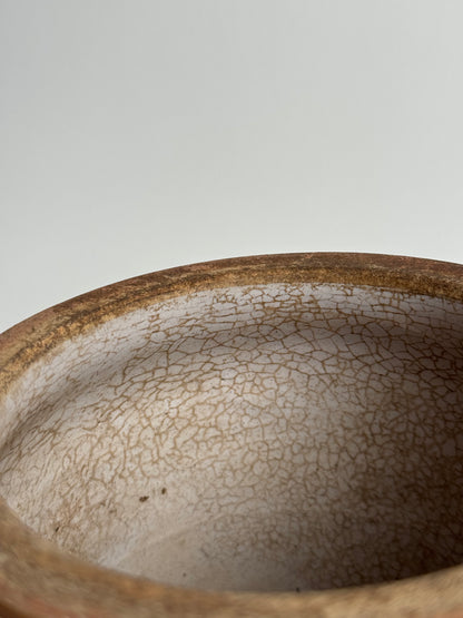 Vintage Brown Confit Pot
