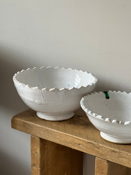 Handmade Moroccan Scalloped Bowls