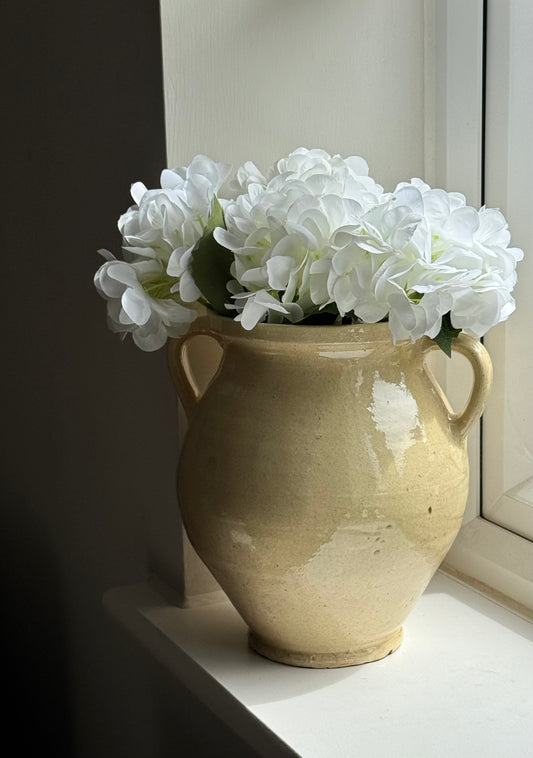Butter Yellow Twin Handled Vessel