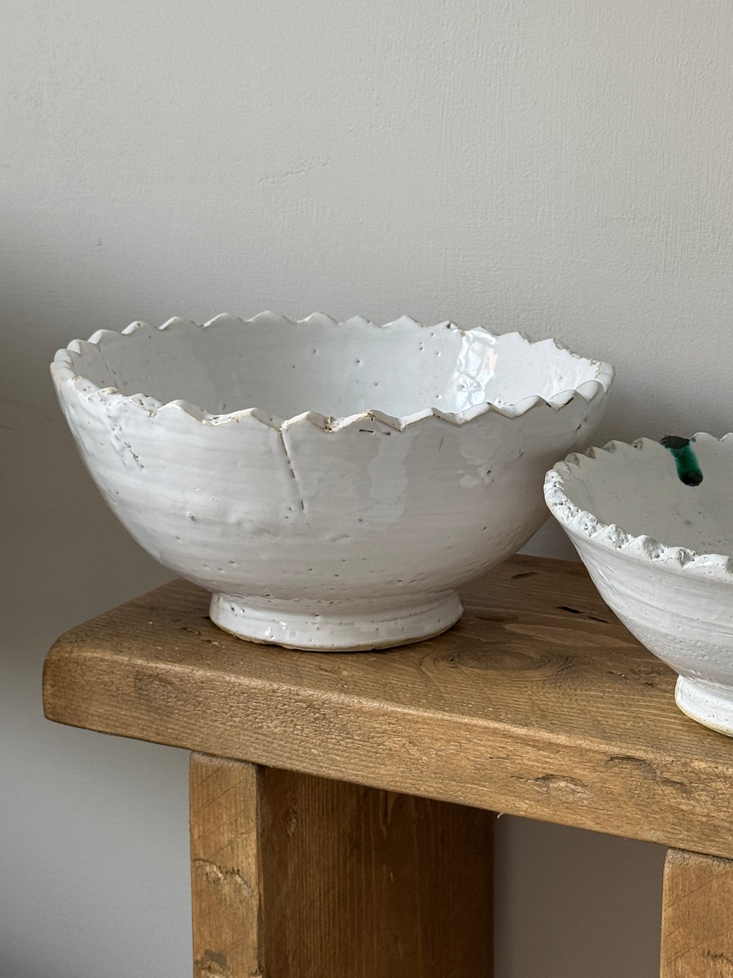 Handmade Moroccan Scalloped Bowls