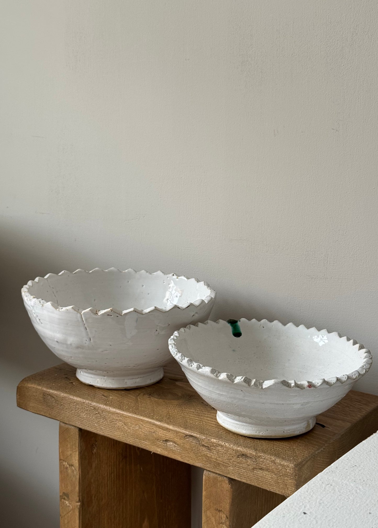 Handmade Moroccan Scalloped Bowls
