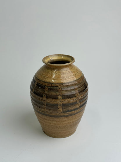 Vintage Studio Pottery Rounded Vase
