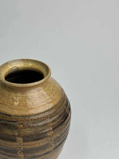 Vintage Studio Pottery Rounded Vase
