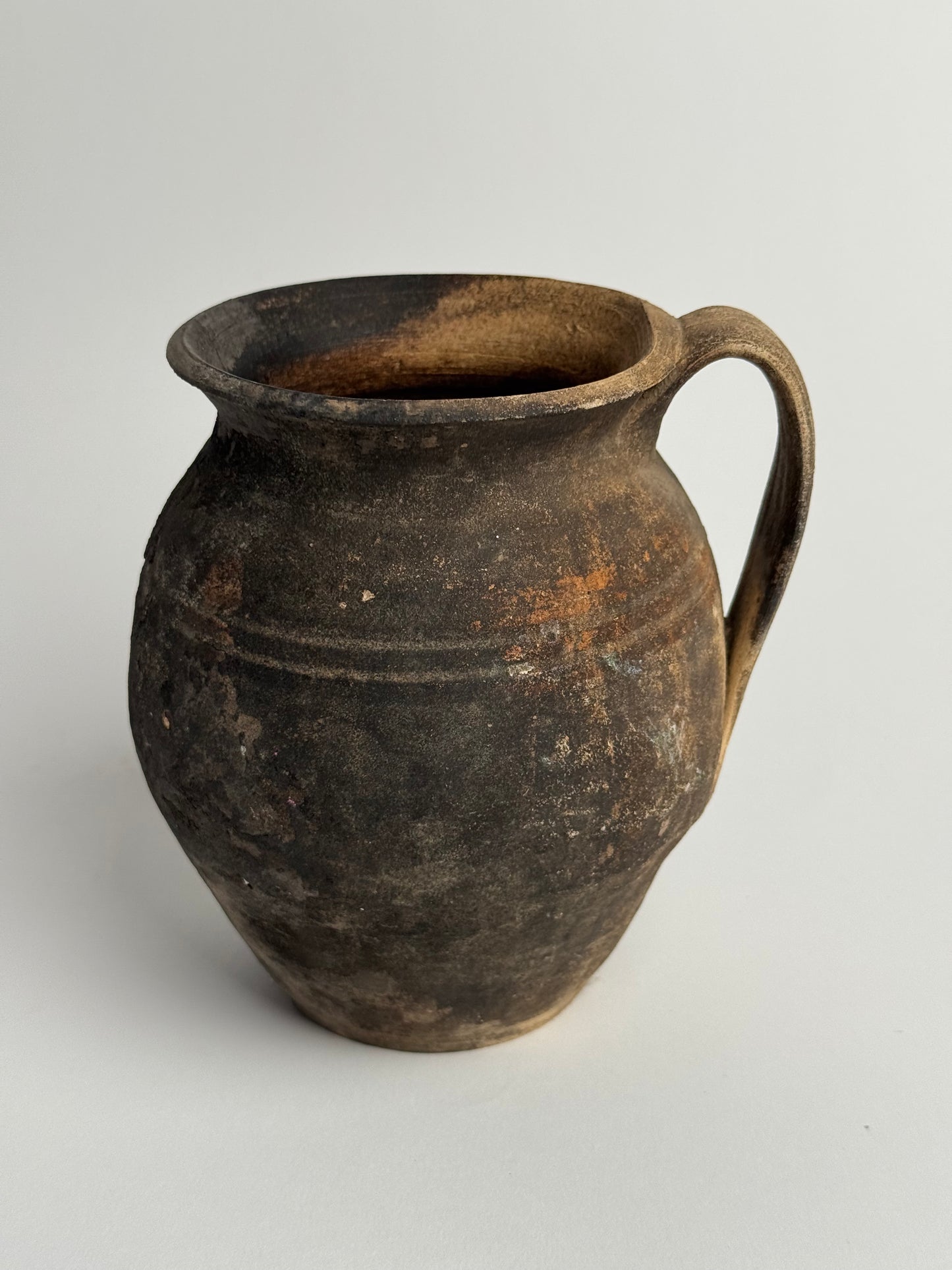 Vintage Hand Thrown Earthenware Jug