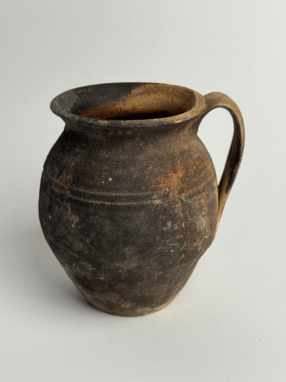Vintage Hand Thrown Earthenware Jug