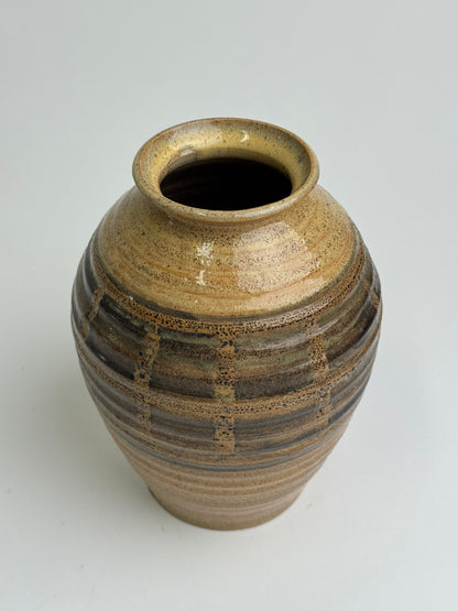 Vintage Studio Pottery Rounded Vase