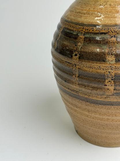 Vintage Studio Pottery Rounded Vase