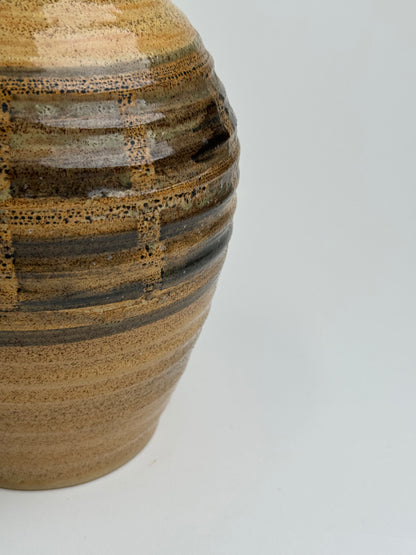 Vintage Studio Pottery Rounded Vase