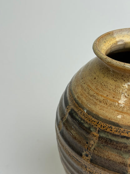 Vintage Studio Pottery Rounded Vase