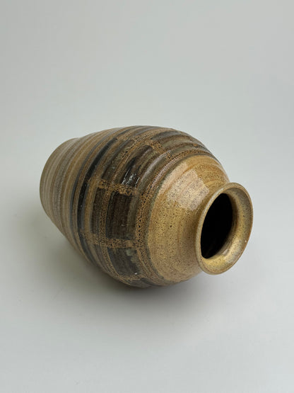 Vintage Studio Pottery Rounded Vase