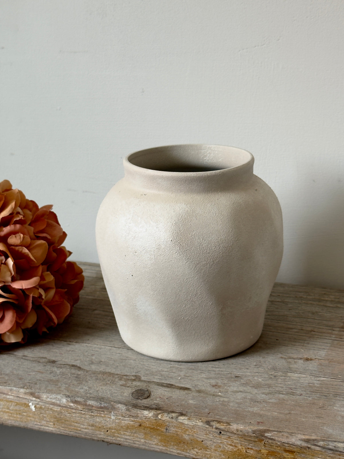 Up-cycled | WATERTIGHT Stone Effect Angled Vase