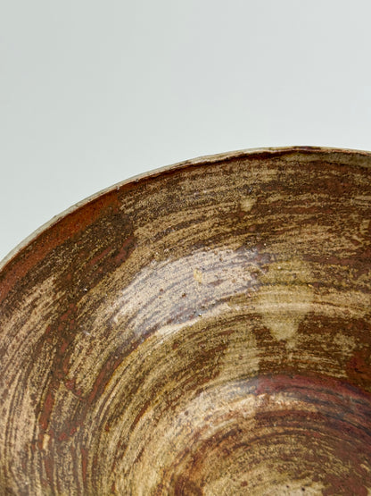 Vintage Etched Base Stoneware Bowl