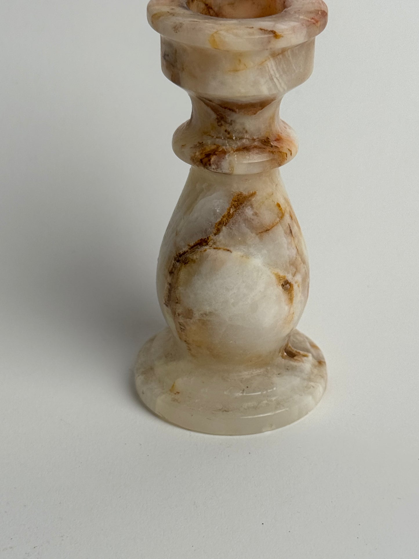Vintage Onyx Candle Holder