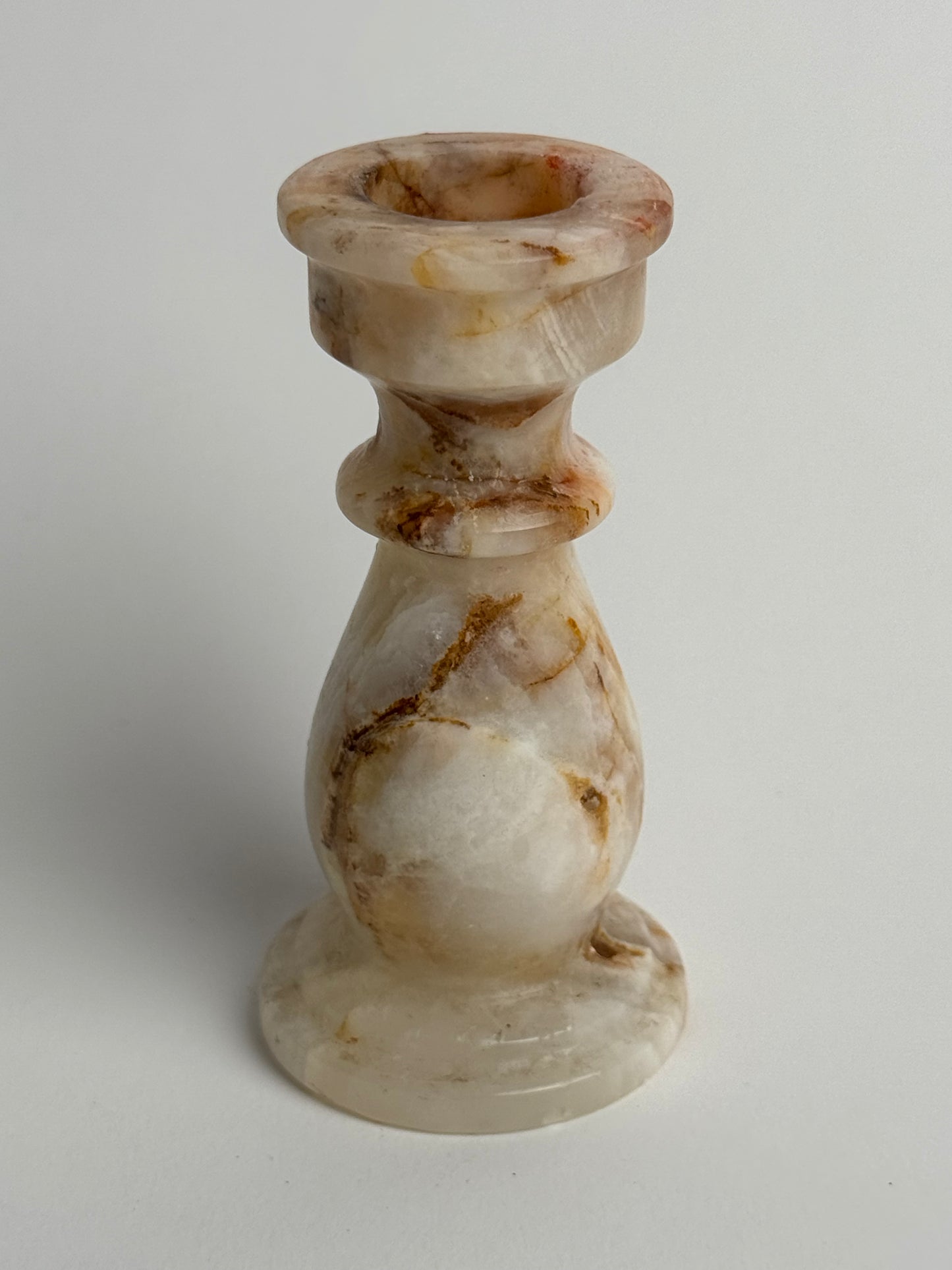 Vintage Onyx Candle Holder