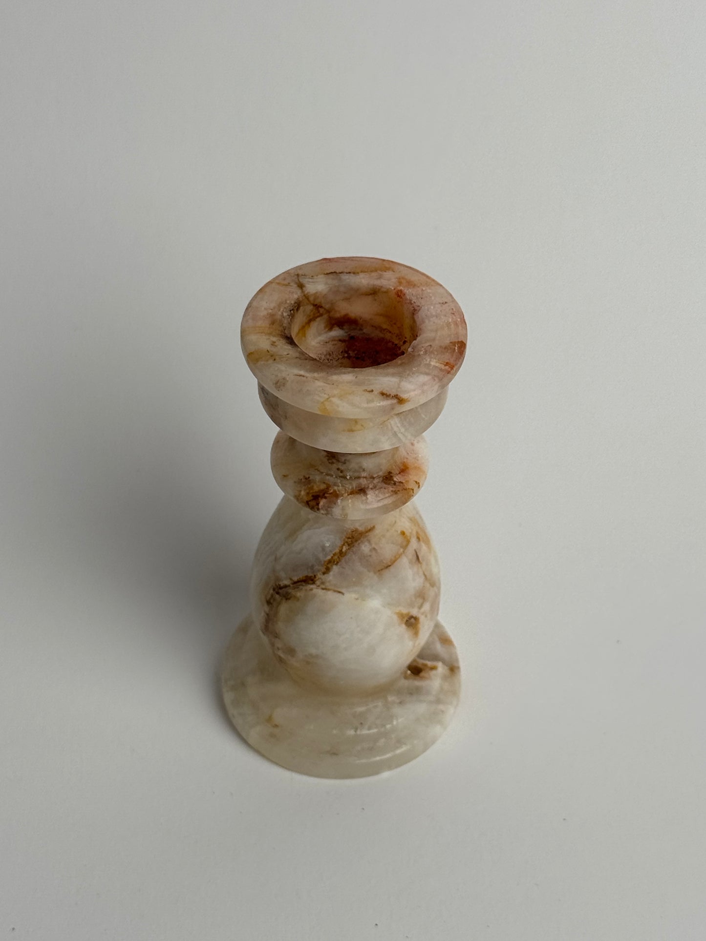 Vintage Onyx Candle Holder