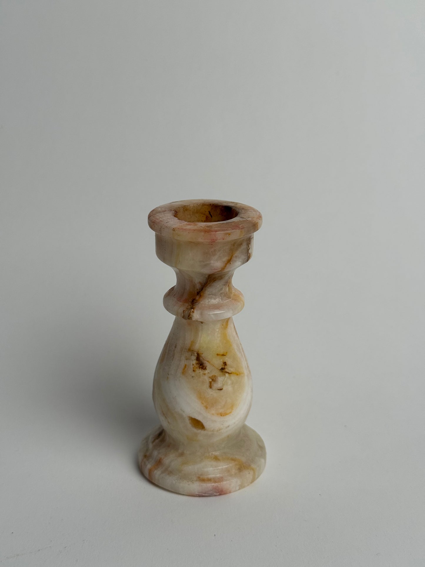 Vintage Onyx Candle Holder