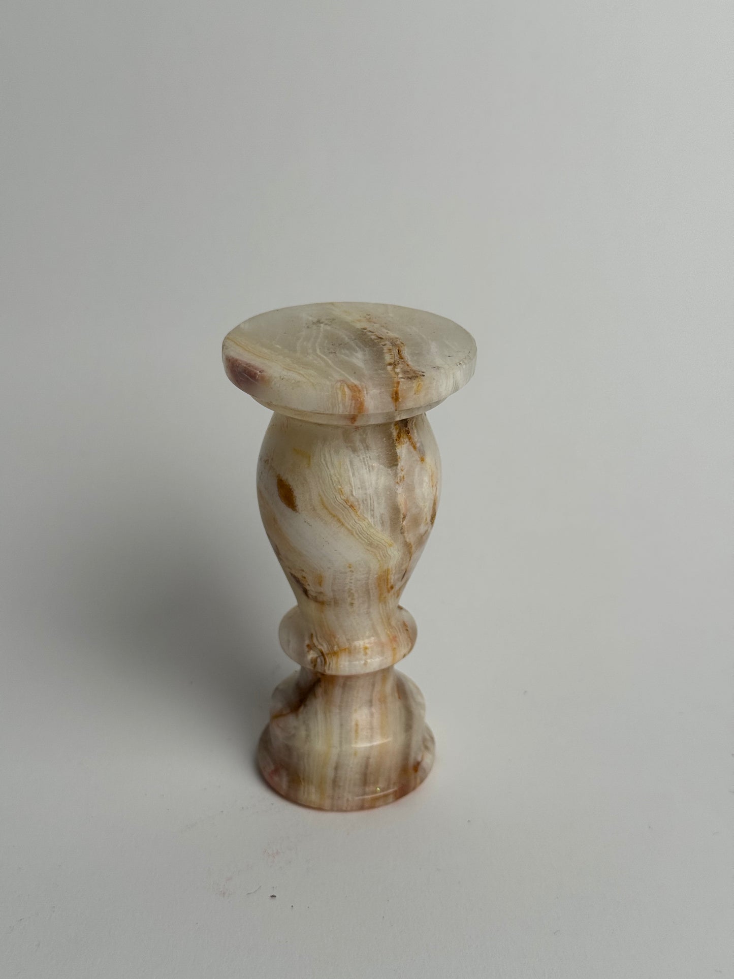 Vintage Onyx Candle Holder
