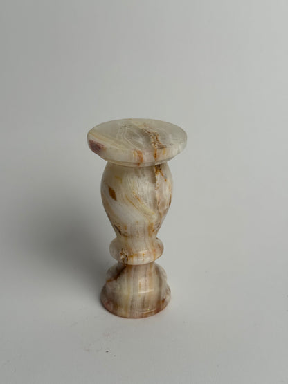 Vintage Onyx Candle Holder