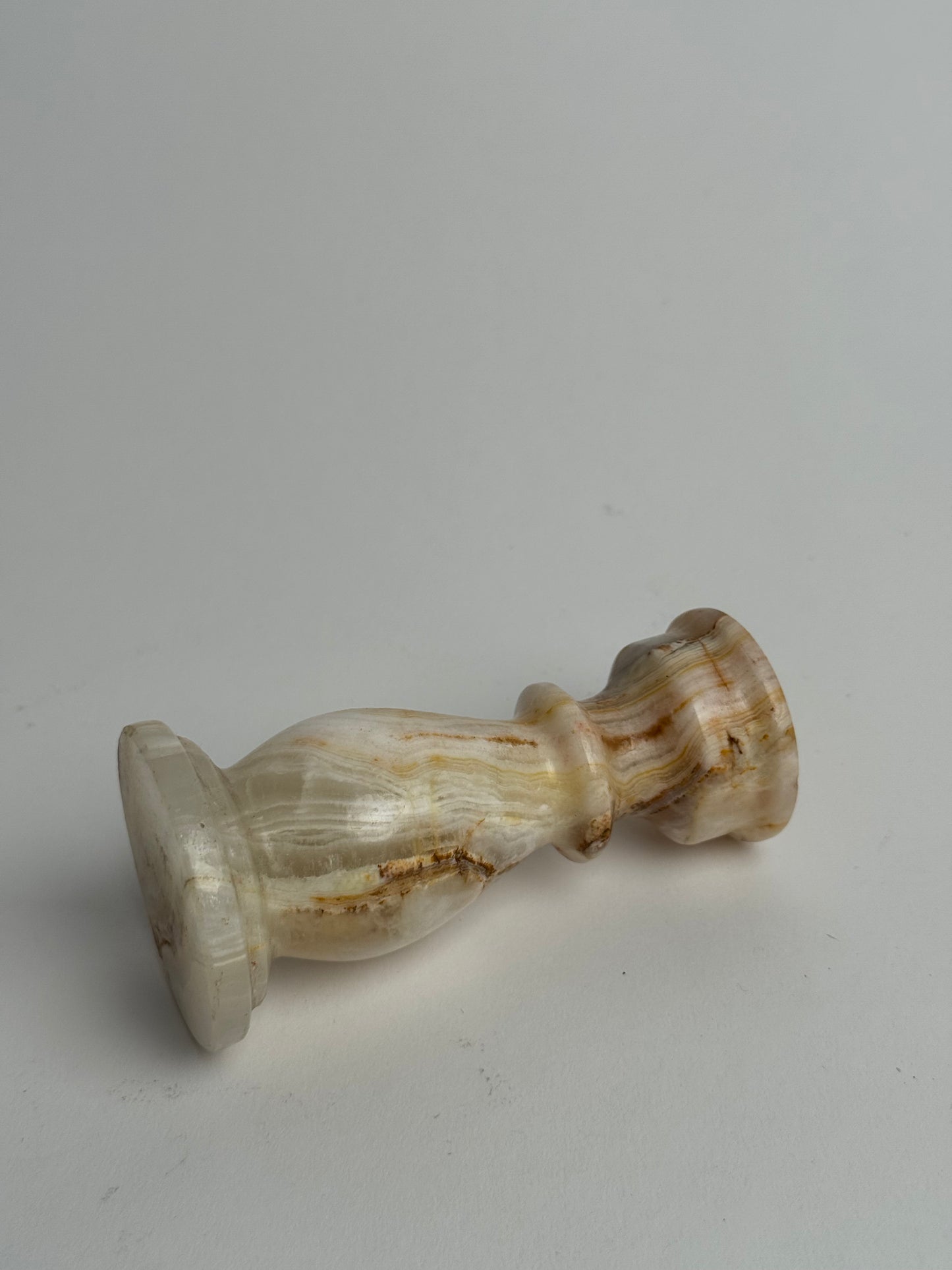 Vintage Onyx Candle Holder
