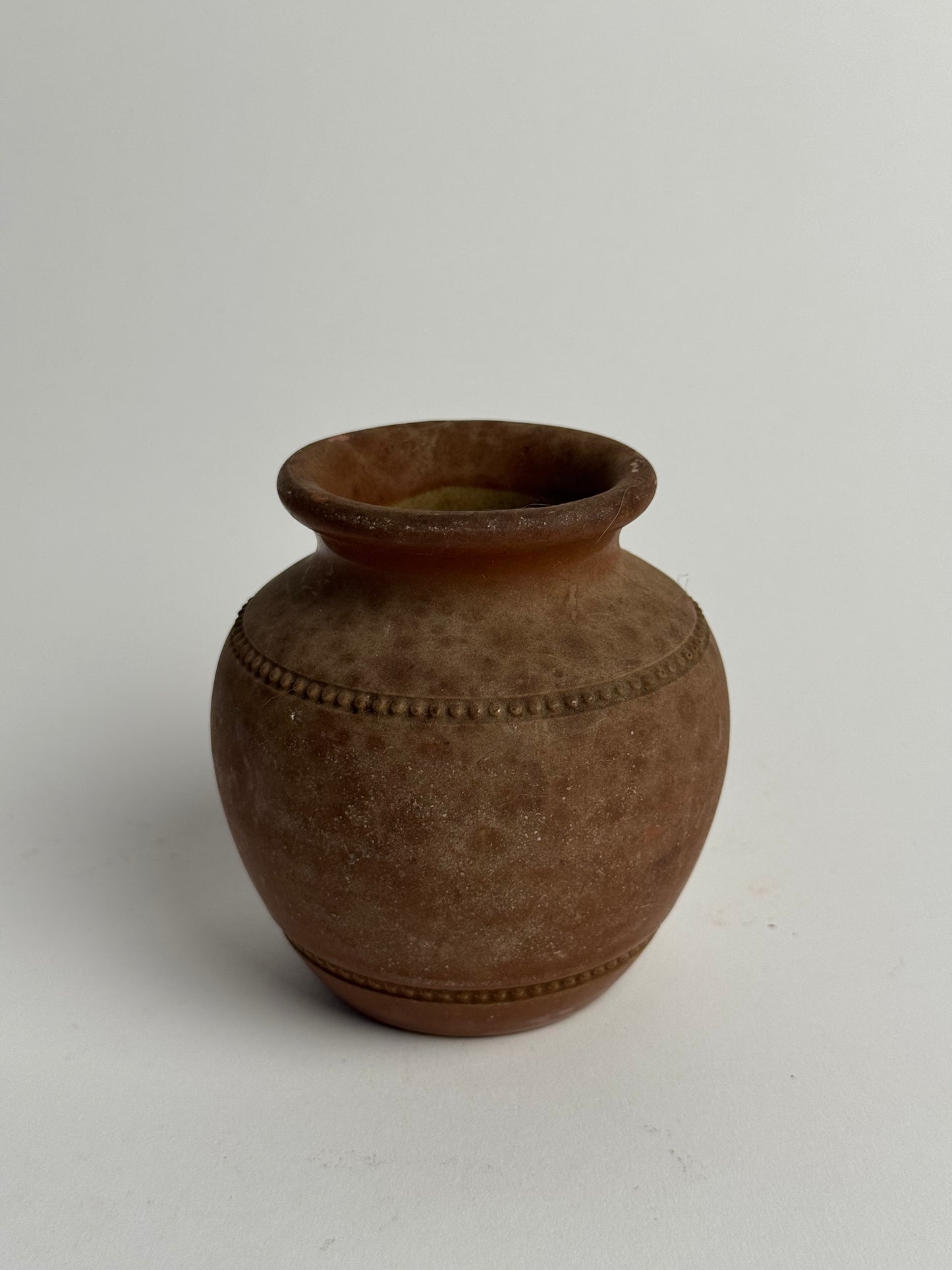 Small Vintage Brown Pot