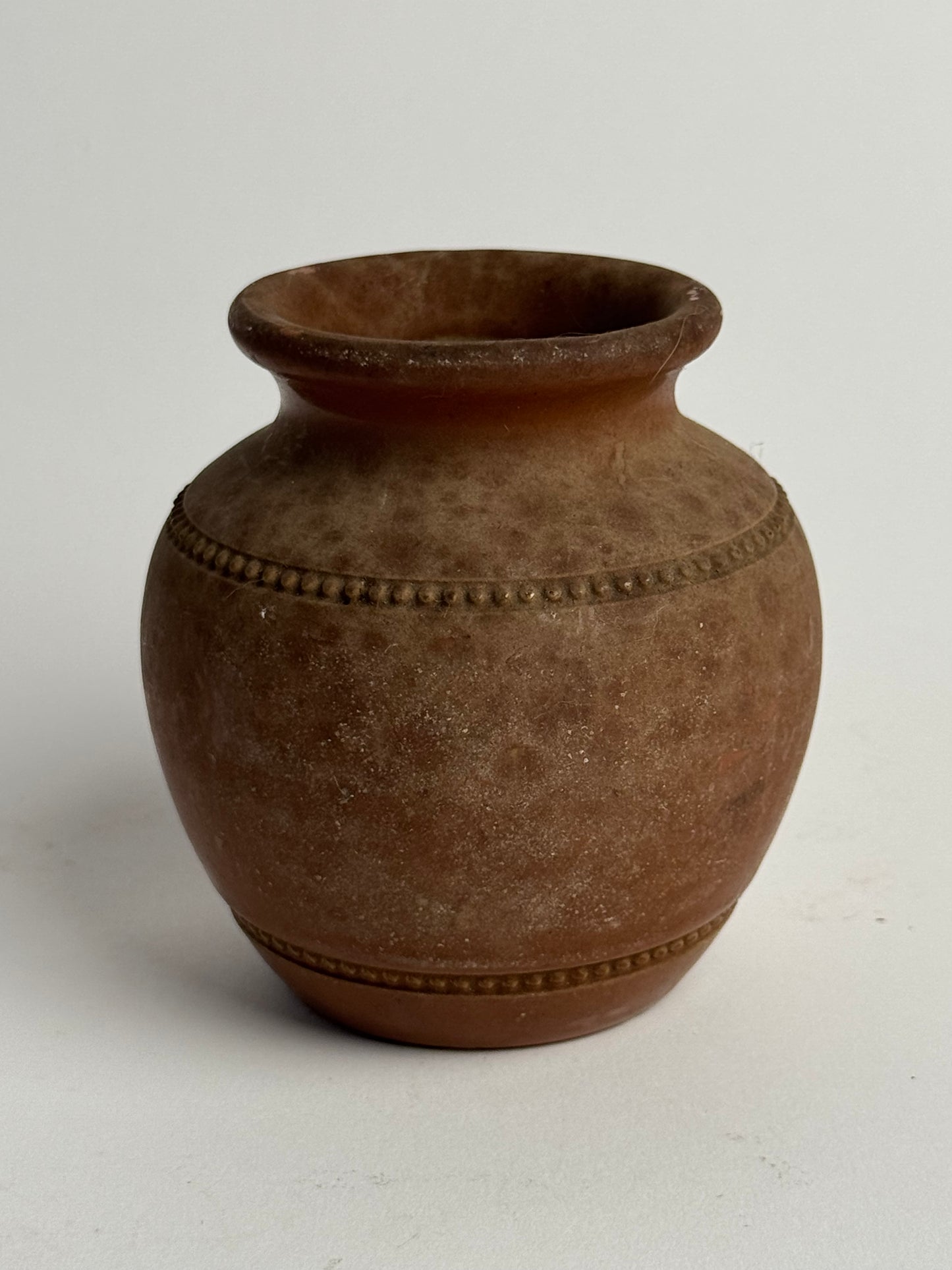 Small Vintage Brown Pot