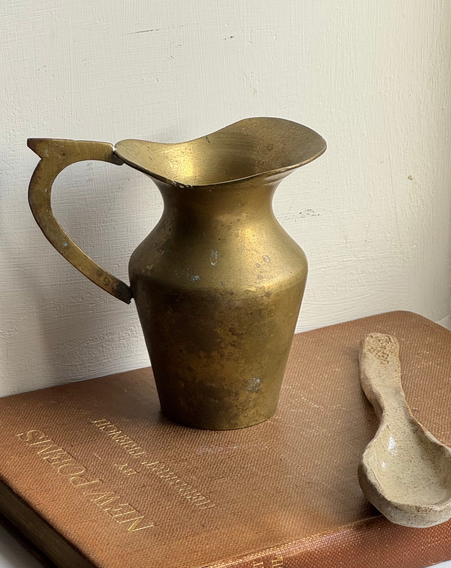Small Vintage Brass Jug